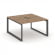 Стайл Проджект Рабочая станция двухсторонняя SN-59O.DRS-003 Дуб Табак/Металл Антрацит/Черный Заглушк _3858433