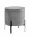 Пуф Грейс с ящиком велюр Серый_362496