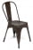 Стул LOFT CHAIR (mod. 012) металл, 45*35*85см, коричневый/brown vintage Стул LOFT CHAIR (mod. 012) металл, 45*35*85см, коричневый/brown vintage_372026