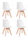 Стул обеденный DOBRIN JERRY SOFT (ножки светлый бук, цвет сиденья белый (W-02)) 4 шт_3636632