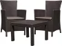 Набор мебели Rosario balcony set Коричневый Набор мебели Rosario balcony set Коричневый_78932