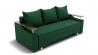 Диван Квадро-1 ППУ (ЗР) Цвет фасада: Зеленый; Тип: Прямой; Материал фасада: Металл/Велюр_845314