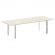 Стол переговорный на П-образном м/к ONIX DIRECT LUX M-O.MP-PRG-25 Денвер светлый_423653