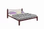 Кровать Милана Lux 1600х2000 Коричневая Кровать Милана Lux 1600х2000 Коричневая_139877