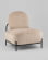 Кресло Стоун К велюр рельефный бежевый_2607602
