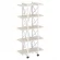 Стеллаж на колесных опорах - 5 полок LOFT VR.L-MST.K-5.4V Металл белый Денвер светлый_227466