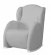 Кресло-качалка Micuna Wing Flor White/Leatherette Grey Кресло-качалка Micuna Wing Flor White/Leatherette Grey_156677