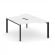 Стайл Проджект Рабочая станция эргономичная SN-59P.DRPA-002 Белый/Металл Черный/Черный Заглушка 1580 _3818349