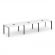 Стайл Проджект Стол переговорный SN-59P.SPRG-022 Белый/Металл Антрацит 3540*980*750 _3818085