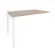 Наборный элемент рабочей станции на П-образном м/к ONIX O.MP-1.NRS-2.7 Дуб Аризона/Белый_240328