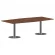 Конференц-стол на 6-8 человек IMAGO ПРГ-4 Орех Французский-алюминий_230376