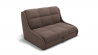 Диван Куба 1200 (ЗР) Цвет фасада: Коричневый; Тип: Прямой; Материал фасада: Металл/Велюр_859537