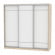 Шкаф-купе B-220х235х60-1(ДСС-Белый-D7D7D7)_358708