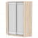 Шкаф-купе YA-230х1400-568-4(ДСС-Белый-D2D2)_346078