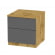 Комод K-48x45x45-1-PO(ДВ-Графит) Комод K-48x45x45-1-PO(ДВ-Графит)_361717