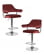 Стул барный DOBRIN CHARLY (винный велюр (MJ9-35)) 2 шт_3636684