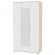 Шкаф распашный Алиса (H5_M2) 2230х1200х540 с торцевой ручкой (ДСС-Белый)_354290